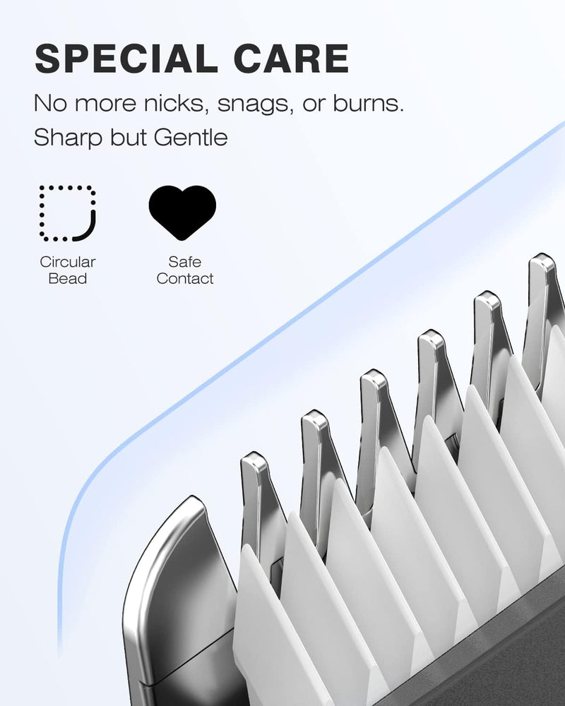 [Australia] - Intimate razor for men, body razor for men, razor for men's intimate area, electric razor, waterproof wet/dry body razor, 20 times use after charging, black 