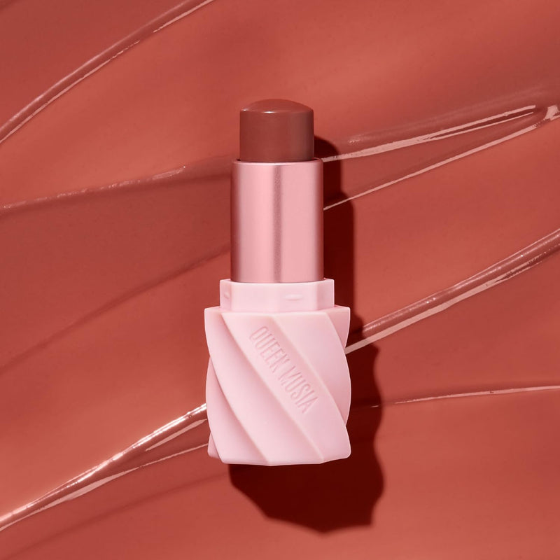 Queen Musia Skincare Supercharged Tinted Hydrabalm –– Hydrating Lip Balm for Women, Lip Gloss, Lip Mask, Sheer Tint, Moisturizing & Soothing, Vegan & Cruelty-free (NOSTALGIQUE) NOSTALGIQUE