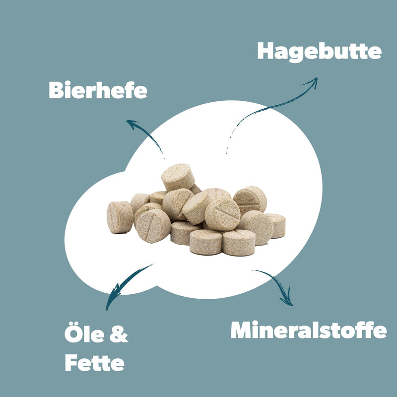 [Australia] - Alpendog IMMUN Booster - 120 gram tablets - natural vitamin B complex with brewer's yeast 