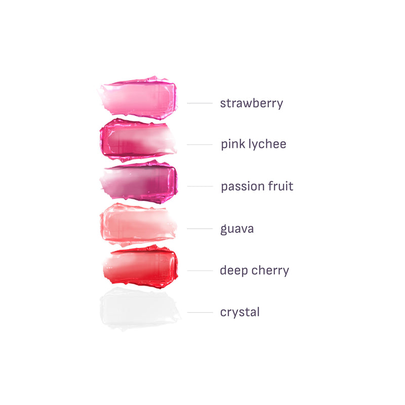 dearcloud Dewy Lip Jam – Lip Balm with Vitamin E (Deep Cherry) | Vitamin E · Jojoba Oil · clear glossy finish · Pink Lychee scent · .34 oz Deep Cherry .28 Ounce (Pack of 1)
