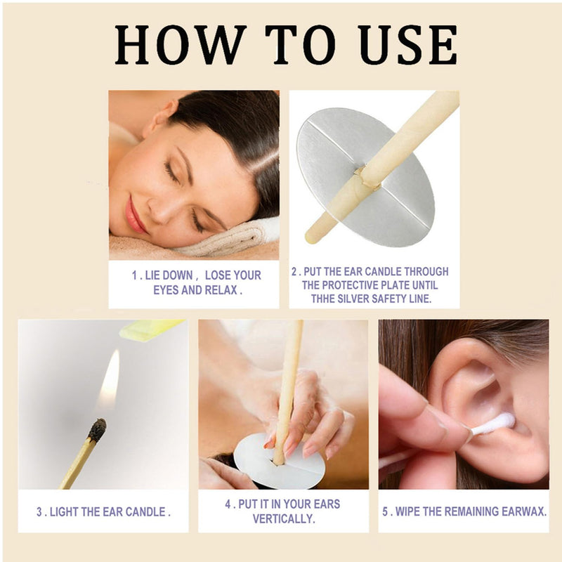 [Australia] - Ear Wax Removal Kit Ear Wax Removal Tool with Cotton Swab Easy to Use Suit for Adult 10 Pcs 