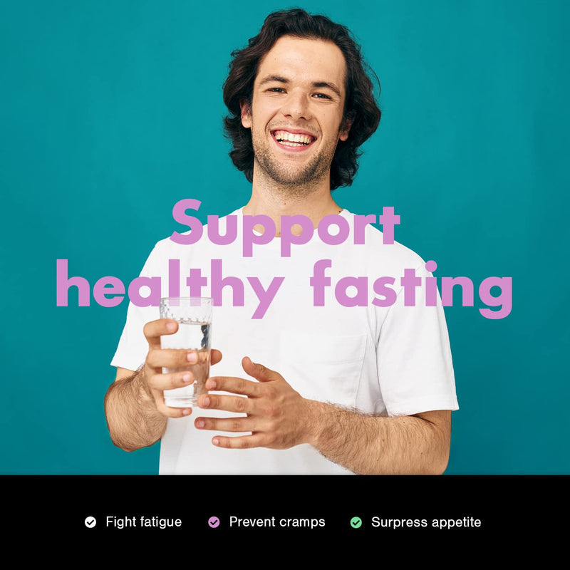 Sugar Free Electrolytes | Natural Keto Electrolytes for Fasting | Unflavoured Hydration Powder | Clean, Zero Calorie, Zero Sugar | Fasting Supplement, No Sweetener 420 g (Pack of 1)