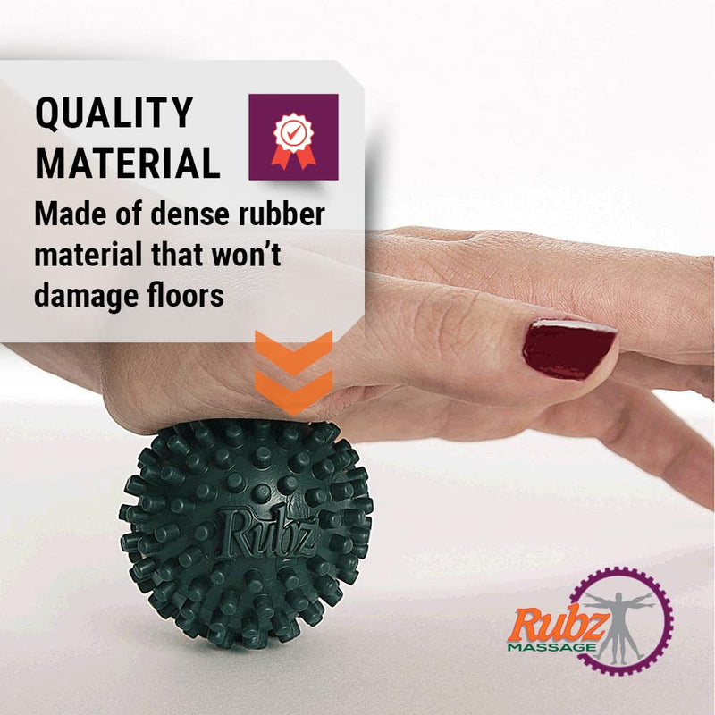 [Australia] - Due North Foot Rubz Hand & Back Massage Ball - Relieve Pain from Plantar Fasciitis, Tight Muscles & Sore Feet - Massage Tool Hand & Foot Ball 