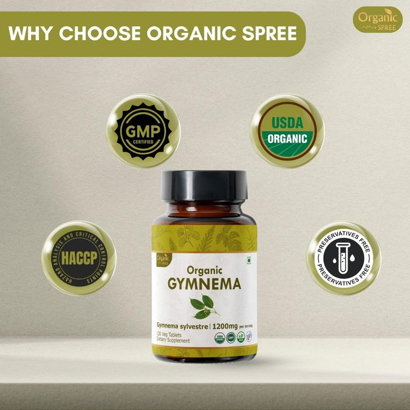 [Australia] - Gymnema 120 Tablets ‚Äì USDA Organic Gymnema Sylvestre Supplement 1 