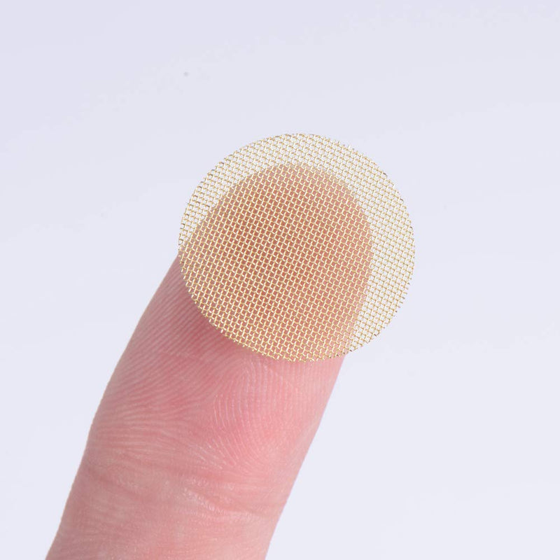 [Australia] - 200 Pieces Brass Pipe Screens, 100% Brass Pipe Screens 0.75 Inch with Metal Storage Box (3/4 inch) 0.75 Inch (Pack of 200) 