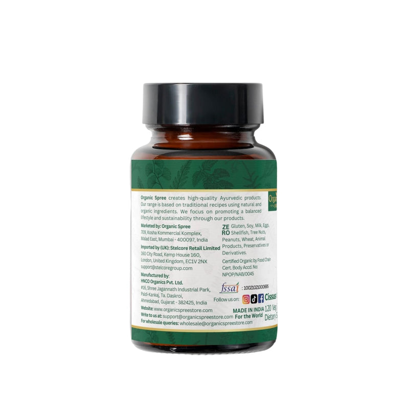 [Australia] - Hadjod 120 Tablets ‚Äì USDA Organic Cissus Quadrangularis ‚Äì Supports Joint Strength & Mobility* 1 