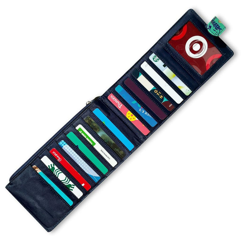 Big Skinny Womens Monte Cougar Nylon Long Wallet (Birdsong) Birdsong