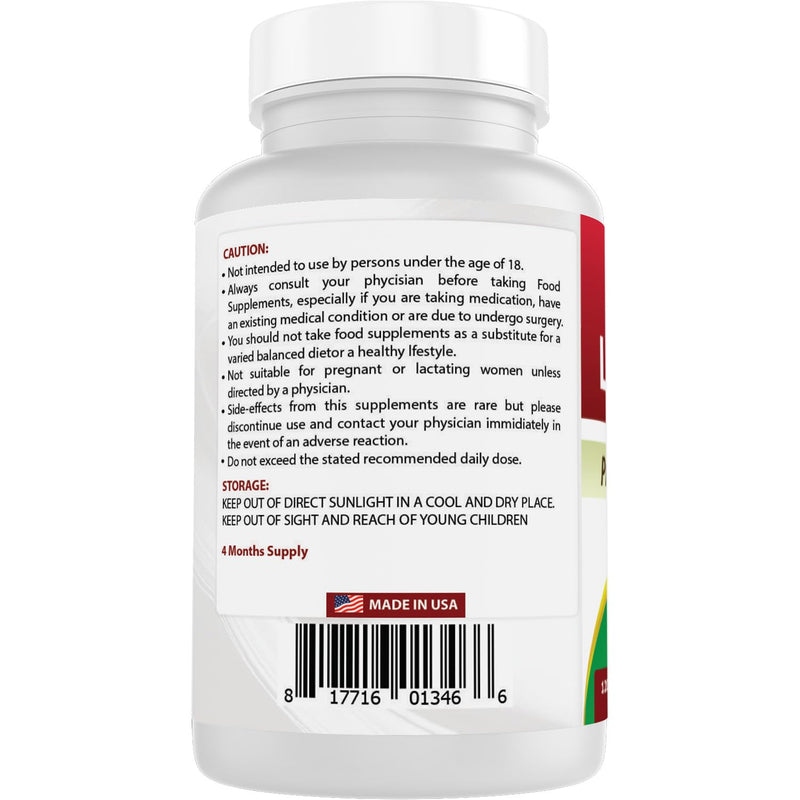Best Naturals L-Arginine 1000 mg 120 Tablets - Pharmaceutical Grade - (2 Bottles)
