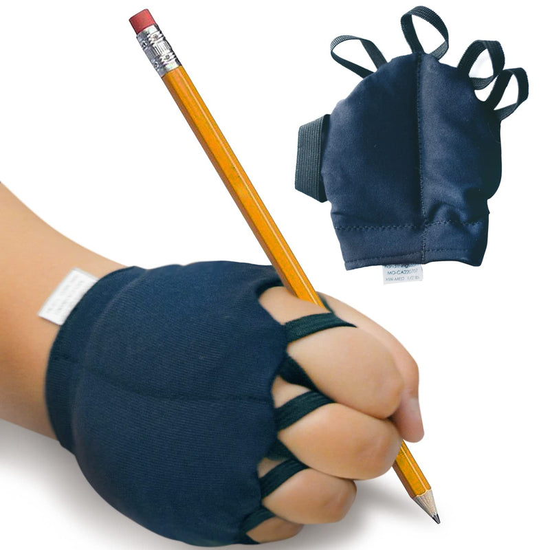 [Australia] - Handithings®: Hand Weight - (WORKS FOR RIGHT OR LEFT HAND) Beneficial for Tremor Control, Fine Motor Skill Activities, Improved Hand/Wrist Mobility, Writing Stability & Strengthening. (PLEASE SEE SIZING CHART AND MEASURE HAND PROPERLY BEFORE ORDERING) 