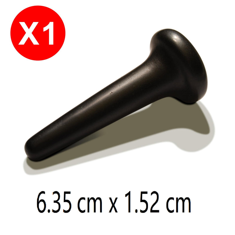 [Australia] - Master Massage TitanGrip Therapeutic Basalt Nail Shape Hot Massage Stone with Trigger Point and Acupressure Tool for Deep Tissue Relaxation and Reflexology Massage (1 Piece) 