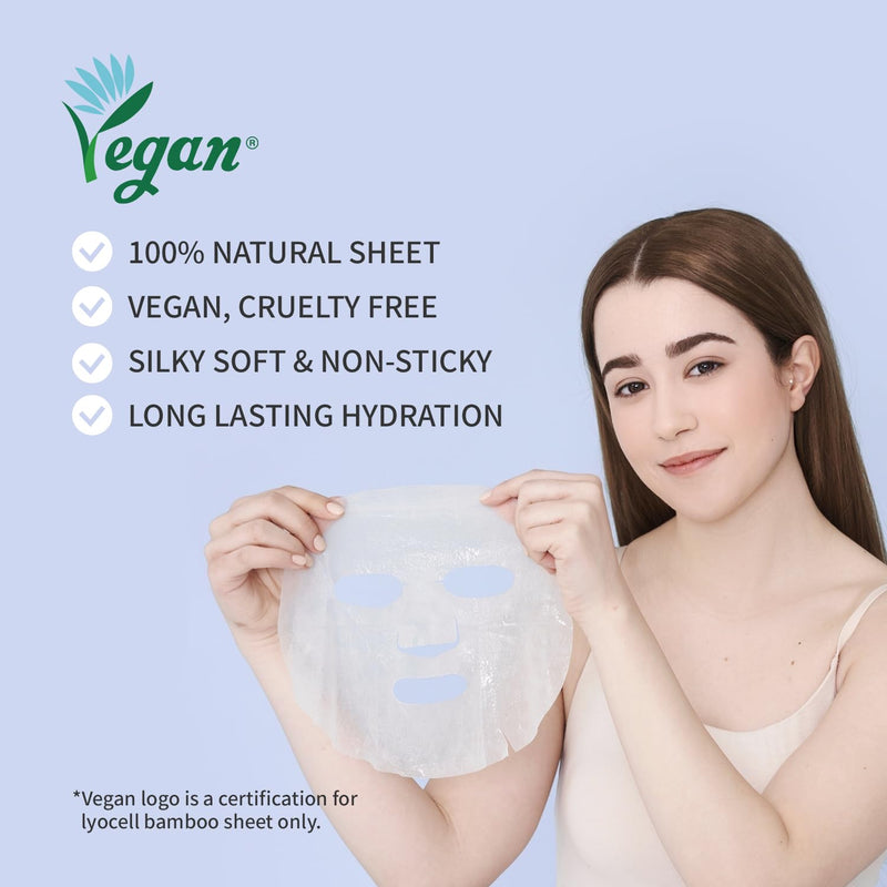 #OOTD Sheet Mask Kit with Collagen,Cica,Ceramide,Vitamin C,Retinol(5-Pack) | Korean Vegan sheet mask gift set with Cica & Retinol; Collagen, Ceramide & Hyaluron hydrate, soothe & firm skin [5 Count] Collagen+Cica+Ceramide+Hyaluron+Reinol