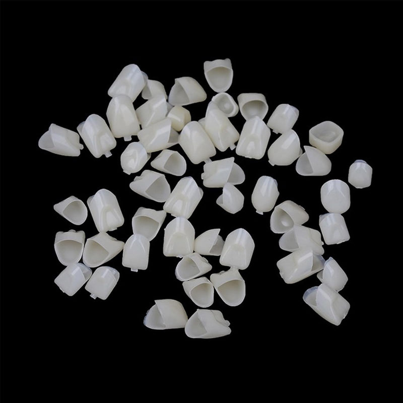[Australia] - Temporary Fake Tooth Cap Crown Veneers, 120 Pieces Front Back Anterior and Molar Posterior Teeth with Tooth Repair Thermal Beads Cap Filler for Teaching or DIY 