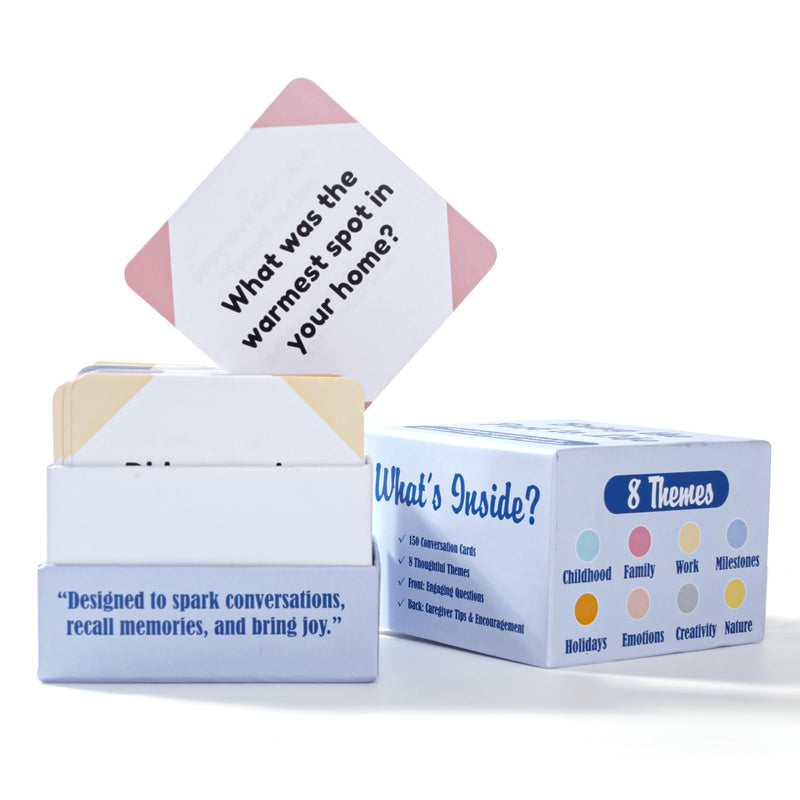 [Australia] - Conversation Cards for Dementia ‚Äì Dementia Activities for Seniors with Alzheimer‚Äôs | Memory & Reminiscence Cards for Families and Caregivers 