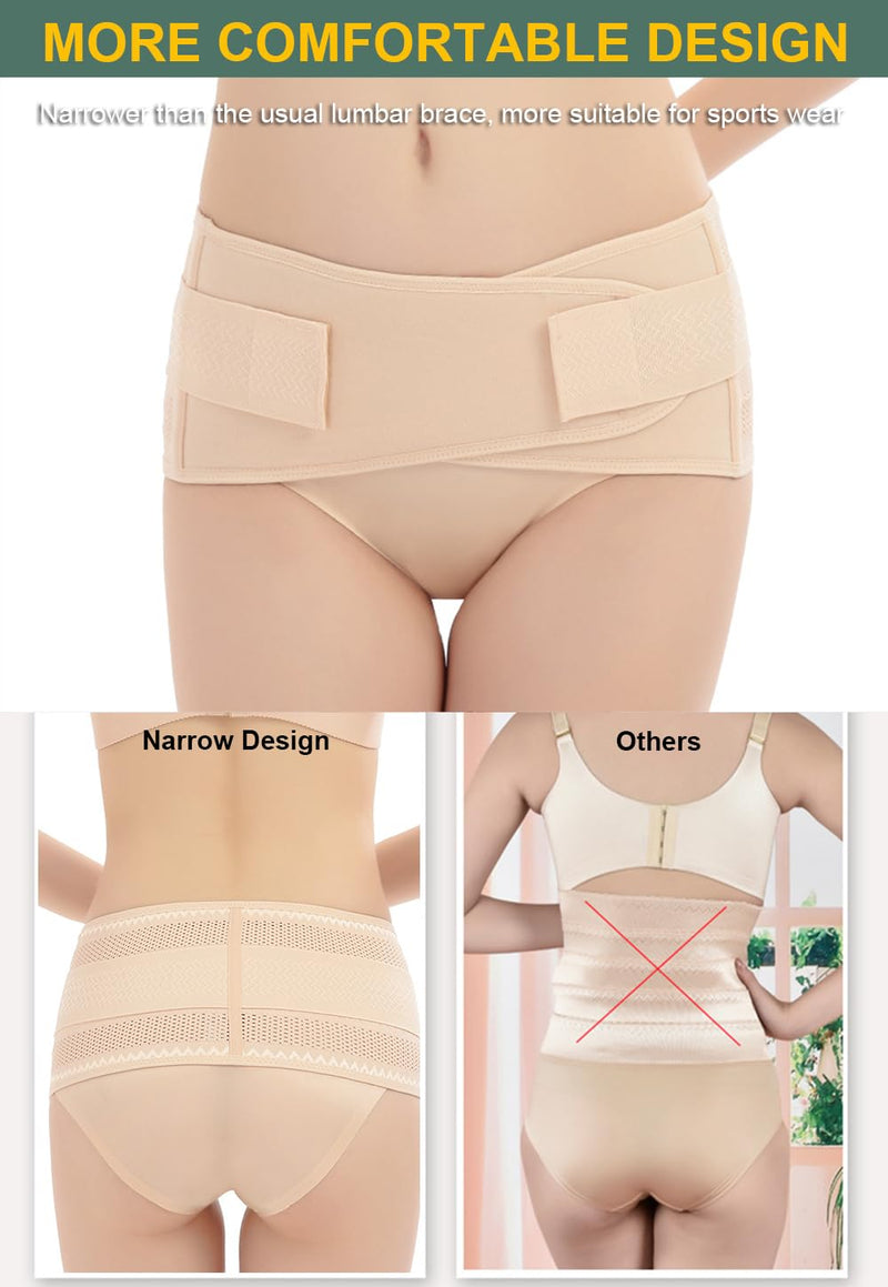 [Australia] - Back Brace for Lower Back Pain Women Lower Back Pain Relief, Adjustable Waist Belt Mueller Back Brace for Women, Lumbar Support Brace Sacroiliac Belt, Sciatica Pelvis Lumbar Hip Pain Relief (Medium) Medium 