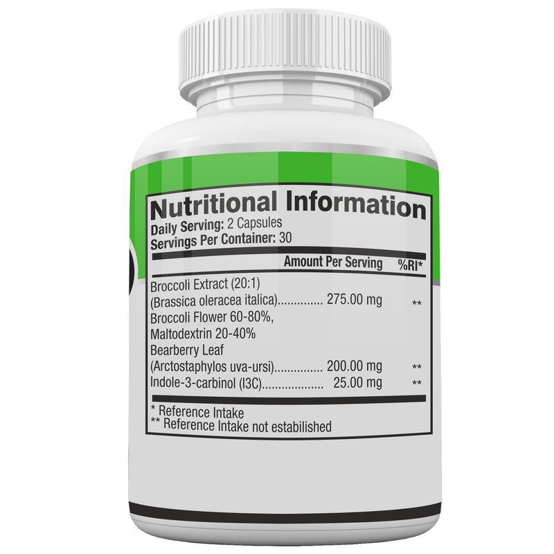 Estro-Halt- Advanced Estrogen Balance Support for Men & Women | Natural Indole-3-Carbinol & Broccoli Extract for Healthy Estrogen Metabolism | Anti-Bloating Support