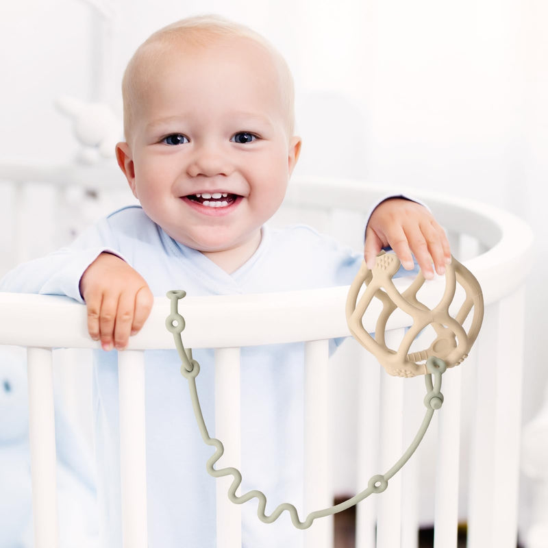 [Australia] - Toy Straps for Baby 6 Pack Keep Your Baby's Toys and Sippy Cups Secure with Toy Straps and Sippy Cup Strap Adjustable Silicone Toy Straps for Strollers High Chair, Stroller Accessories Multi Colors 