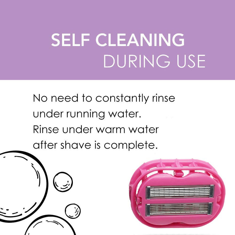 [Australia] - Classic Omnishaver - Pink - The Fastest Way to Shave Head, Legs, Arms, Body | An Alternative to Disposable Shaving Razors Self Cleans & Strops During Use with Durable Blade, Bald Head Shaver for Women 1 Count (Pack of 1) 
