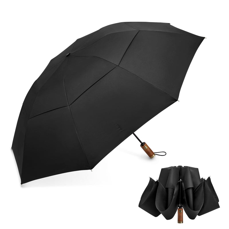 G4Free 62 Inch + 54 Inch Large Reverse Windproof Umbrella,Double Canopy with Automatic Open Close