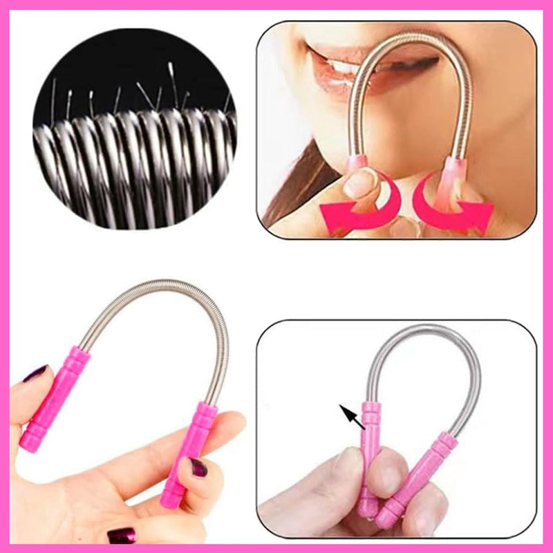 [Australia] - 2 pieces facial epilator, facial epilator manual, feather facial epilator, feather eyebrow, facial epilator, feather hair blow face, feather facial epilator 