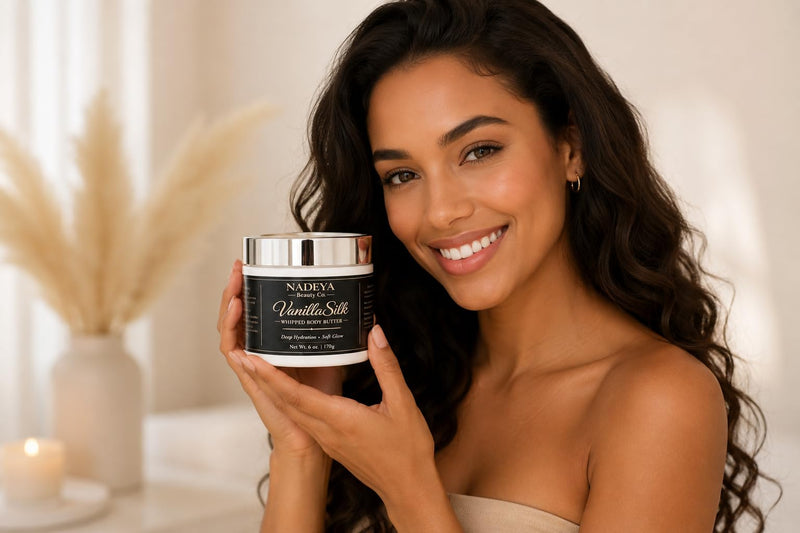 Vanilla Silk Whipped Body Butter – Shea, Mango & Vitamin E for Dry Skin