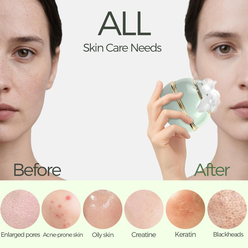 [Australia] - Electric Facial Cleansing Brush,Waterproof Facial Massage Brush,Sonic Face Scrubber with UV-C Disinfection,3 Sonic Cleansing Modes & 3 Brush Heads,For Exfoliating and Massaging,Rechargeable Face Brush 