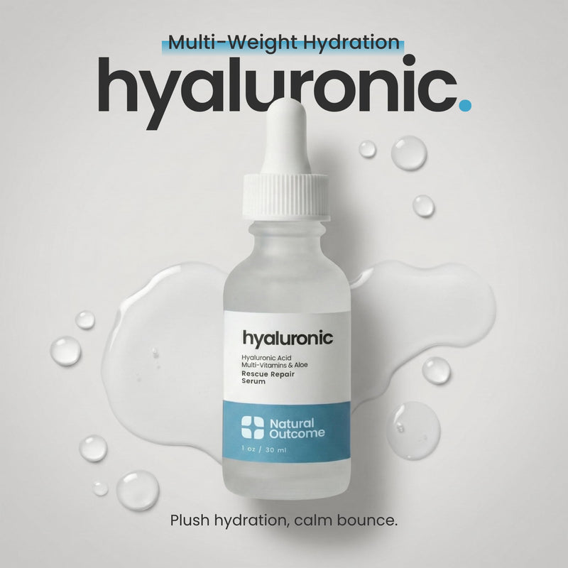 Hyaluronic Acid Serum for Face | Anti-Aging Facial Serum with Vitamin b5 | Reduces Fine Lines and Wrinkles | Moisturizing and Hydrating Rescue Repair Skin Care Serum | 1 Oz 1 Fl Oz (Pack of 1)