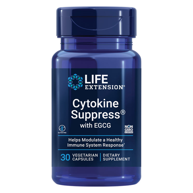 Life Extension Inflammation Management Bundle - Cytokine Suppress with EGCG 30 Capsules and Pro-Resolving Mediators 30 Softgels