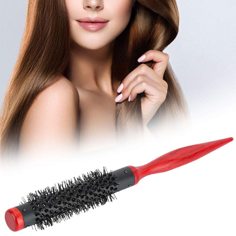 Roller Comb for Men and Women Nylon Round Salon Hair Styling Brush Comb for Blow Drying Curling Straightening(0.7in)