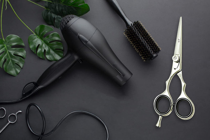 [Australia] - SMI left-handed scissors hairdressing scissors 5.5 inch hair cutting scissors hairdressing scissors stainless steel scissors hair cutting for men and women - Razor Edge 