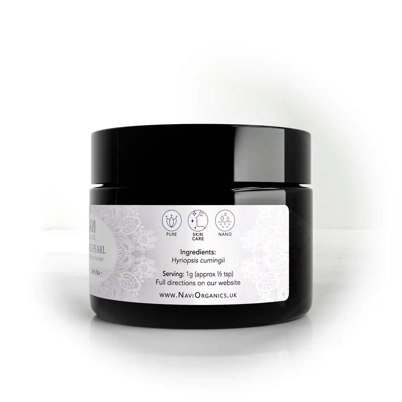 Na'vi Organics Supreme Levigated Pearl Nano Powder | 100% Pure Freshwater Pearl Powder for Face & Eyes | Supports Skin Brightening, Collagen, Radiance & Overall Wellness – 90g 90 g (Pack of 1)
