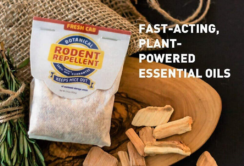 [Australia] - Fresh Cab Rodent Repellent; Quickly Repelling Pests from Treated Areas; Preventing Re-Infestation for up To 3 Months; Safe for Children, Pets and the Environment; Non-Toxic; 8-Scent Pouches 