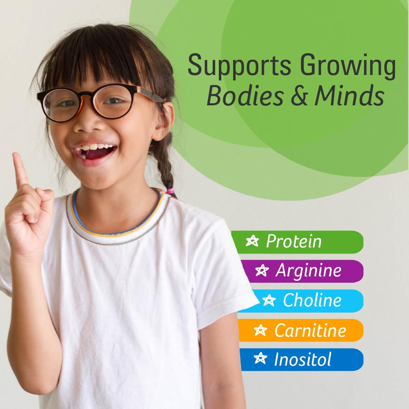 Enterex Kidz Nutritional Shake Mix for Kids – Vanilla | 8g Protein, Reduced Sugar, 28 Vitamins & Minerals | Gluten Free, with Fiber | 400g (7 Servings)