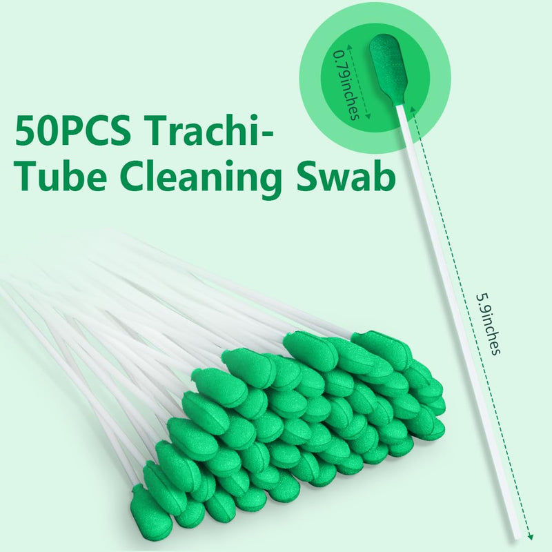 [Australia] - Trache-Tube Cleaning Swab,Tracheostomy Cleaning Brushes for Tracheostomy Supplies (1 Pack of 50 pcs) 1 Pack of 50 pcs 