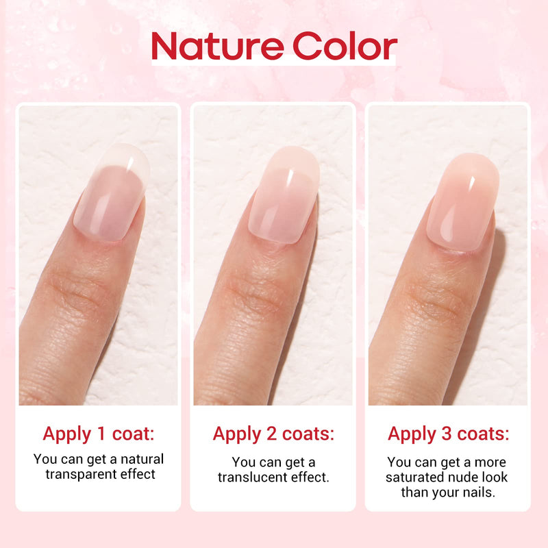 AZUREBEAUTY Nail Repair Kit for Broken Cracked Split Weak Nails, Emergency Easy Quick Fix Crystal Jelly Pink Transparent Dip Powder 28g /1 Oz Quick-Drying Repair Glue 10ml with Nail File & Nail Buffer Jelly Pink Nail Repair