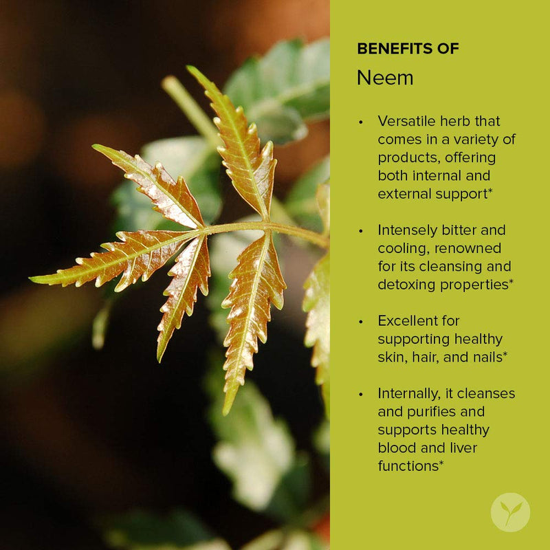 [Australia] - Banyan Botanicals Neem Tablets – Organic Neem Leaf (Azadirachta Indica) – Supports Natural Detoxification, Healthy Skin, and Immune Health* – 90 Tablets – Non-GMO Sustainably Sourced Vegan 