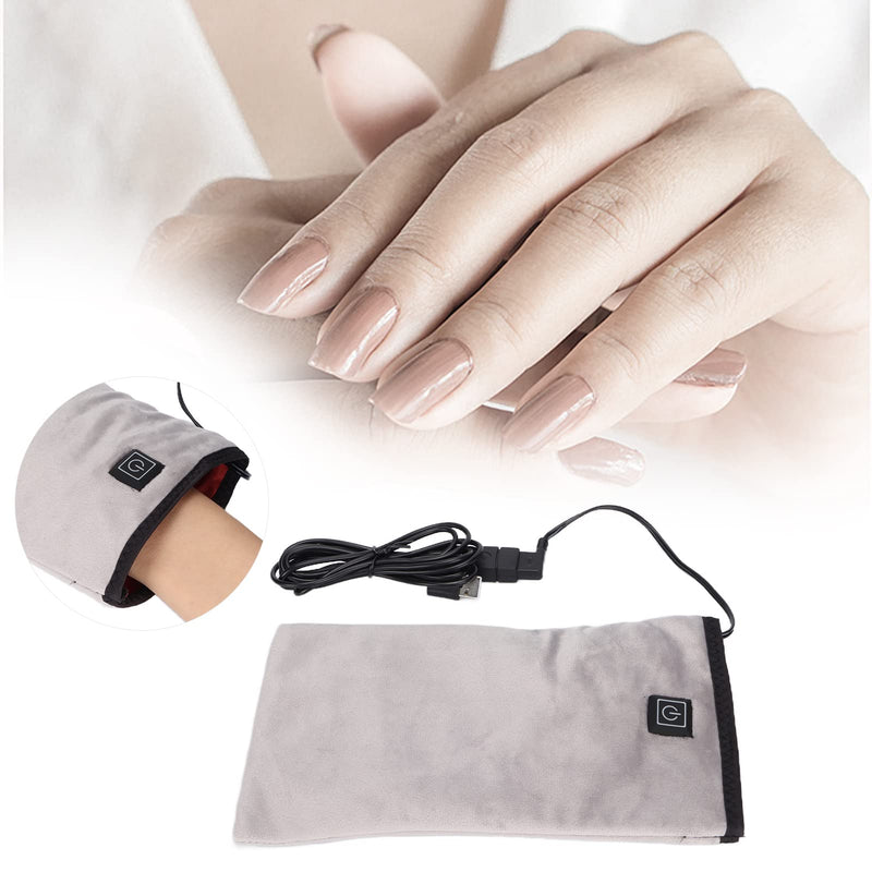 [Australia] - Heated Gloves,3 Settings Electric Heated Mittens Gloves for Arthritis and Hand Therapy, Hand Warmer Gloves for Spa Hand Care Women Beauty Nail Art Manicure (Grey) grey 