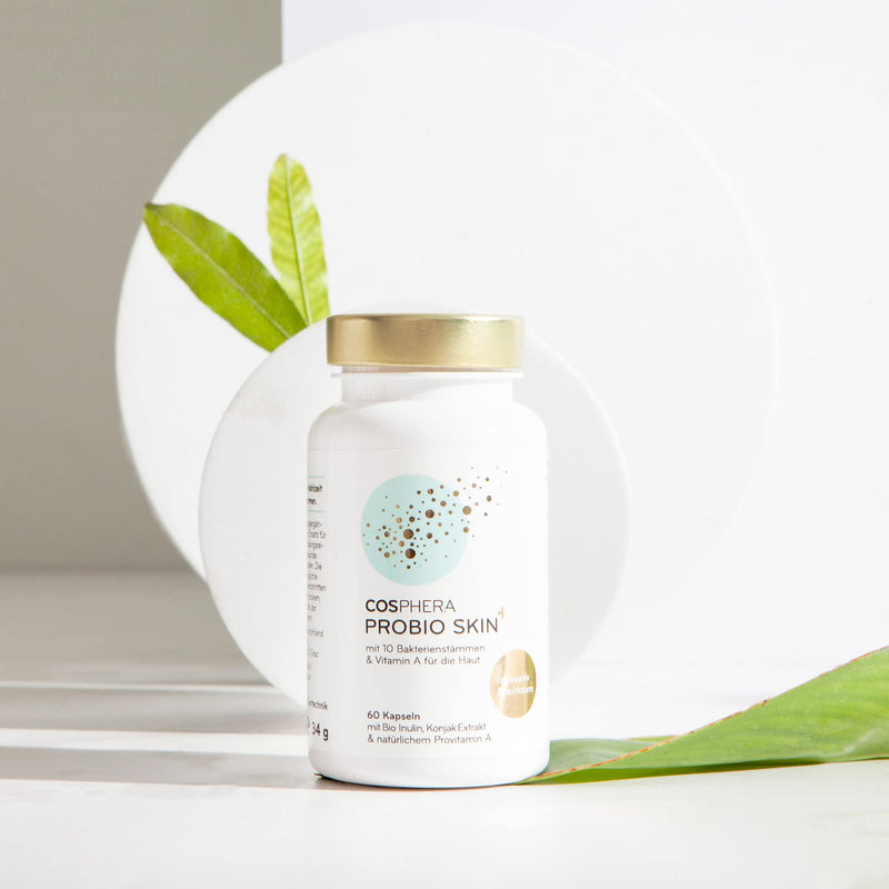 [Australia] - Probio Skin Capsules High Dose Probiotic Vegan I Probiotics & Prebiotics - Enriched with Organic Inulin, Vitamin A and Konjac Root Extract - 60 Capsules 