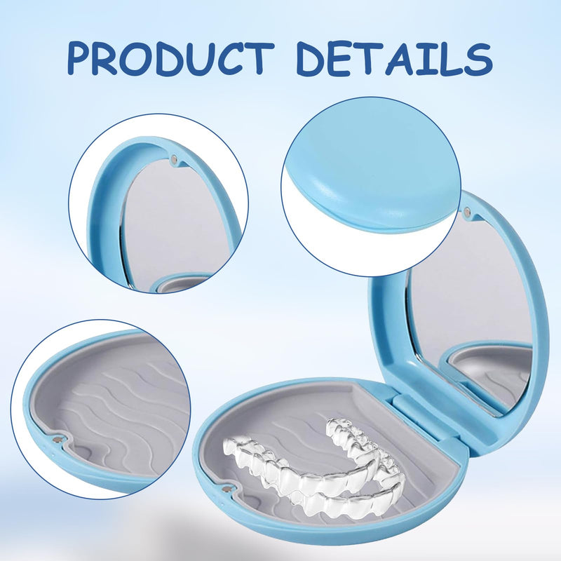 [Australia] - Pack of 2 braces box, tooth splint box, denture box, denture container, denture box, denture box, tooth splint box, tooth splint cleaning, tooth splint cleaning 