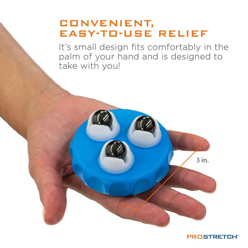 [Australia] - ProStretch Marble Roller, Hand-Held Portable Massage Tool with Magnetic Balls for Acupressure and Muscle Soreness Relief 