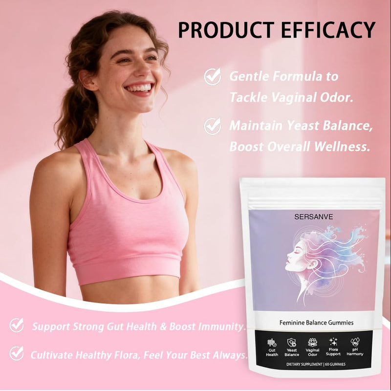 Women’s Probiotic Gummies for pH Balance 60 Count | Advanced Feminine Balance Gummies with Flora & Immune Support, Pineapple Flavor, Vegan Formula for Daily Vaginal, Gut Health
