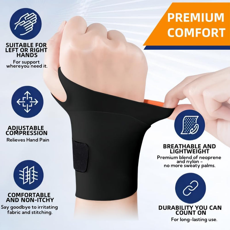 [Australia] - Wrist Brace,Carpal Tunnel Wrist Brace Wrist Wraps Wrist Support Tendonitis SprainsÔºàM-BlackÔºâ Black Medium 