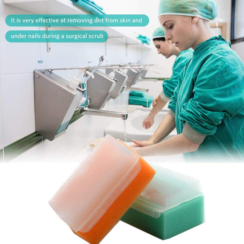 [Australia] - Wellgler's Autism Sensory Brush for Therapy,Surgical Scrub Brush,Bbaby Sponge for Bathing, Cradle Cap Brush (6Pack) 6 Count (Pack of 1) 