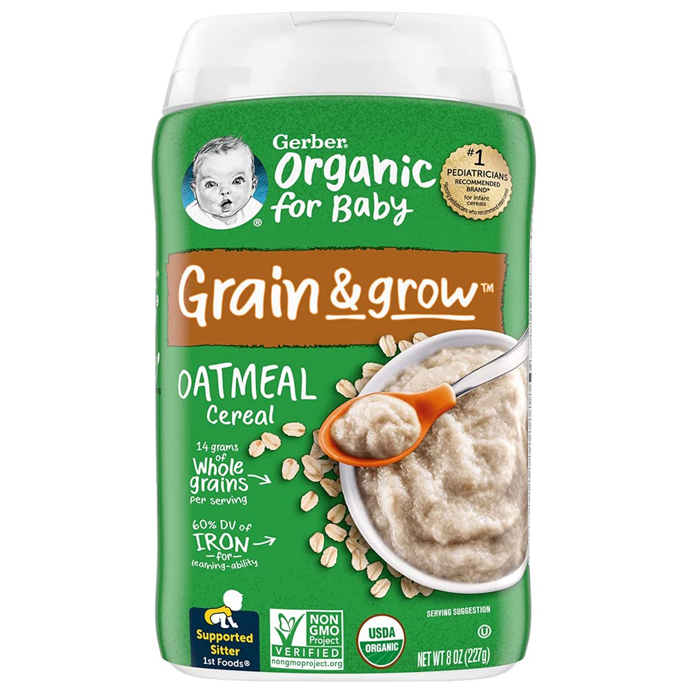 Gerber Organic Oatmeal Cereal 227g