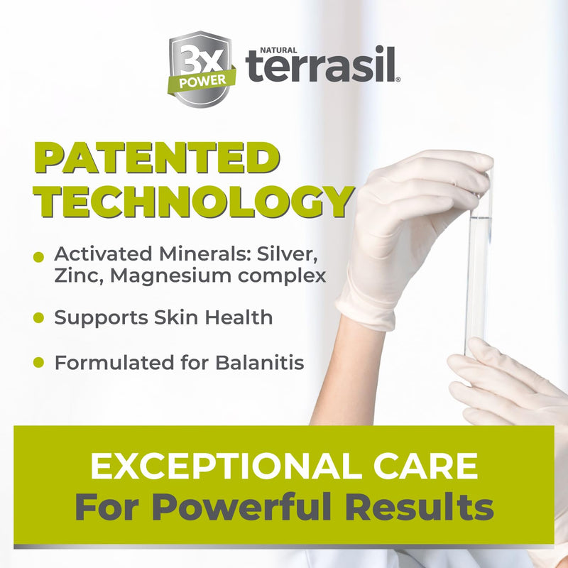 [Australia] - terrasil Balanitis Relief + Cleansing Soap 2-Product Kit – Balanitis Treatment for Men, Natural Foreskin Ointment for Balanitis Symptoms: Itch & Irritation. Dermatologist Tested (14g Tube + Soap Bar) 