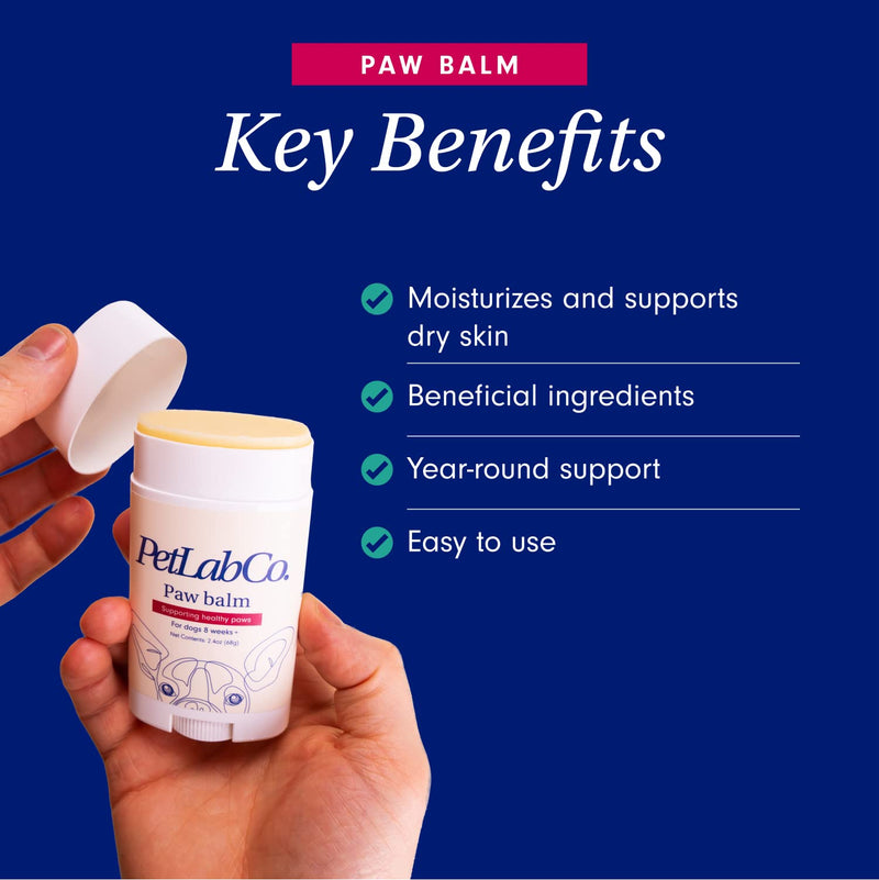 PetLab Co – Paw Bundle: Specialized Dog Probiotic to Support with Occasional Allergies & Healthy Gut Microbiome 30 Count & Dog Paw Balm to Support Occasionally Dry Paws 2.4 Ounces - PawsPlanet Australia
