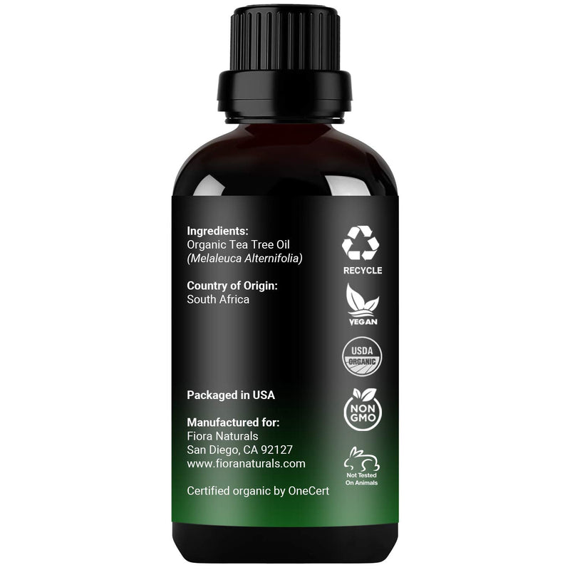 [Australia] - Tea Tree Oil ‚Äì 100% Pure Organic Tea Tree Essential Oil for Skin, Face, Hair, Scalp, Nails, and Toenail ‚Äì Therapeutic Grade Tree Tea Oil for Acne & Hair Growth ‚Äì 1 fl oz - by Fiora Naturals Organic Tea Tree Oil 1 Fl Oz (Pack of 1) 