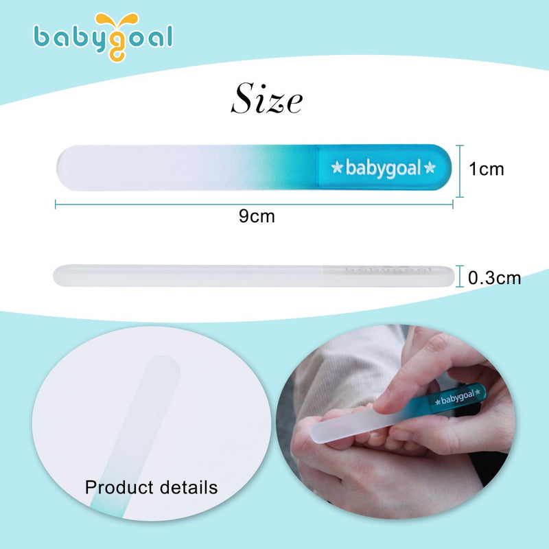 [Australia] - Babygoal Baby Nail Files 3 Pack,Newborn Nail Files with a Pouch,Genuine Czech Float Glass, Gift for Newborns,Toddlers,Infant, Babies &Young Children 3NF02 3nf02-us 