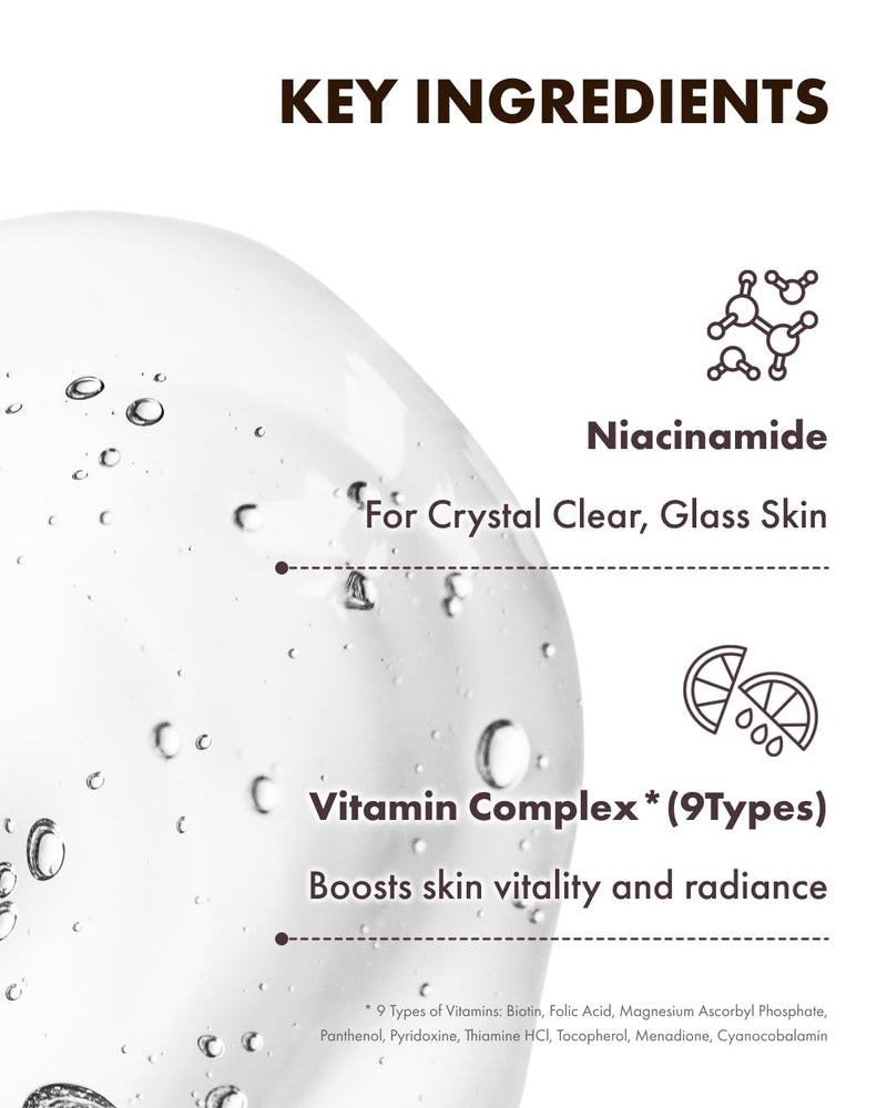 It'S SKIN Dr.Savers Vitamin Glow Face Serum 1.01 fl.oz, Vitamin Complex Derma Serum, Lightweight, Glowing, Radiant Skin, Reduce Dark Spots, Uneven Skin Tone, Niacinamide, Personalized Korean Skincare Vita Glow 1.01 Fl Oz (Pack of 1)