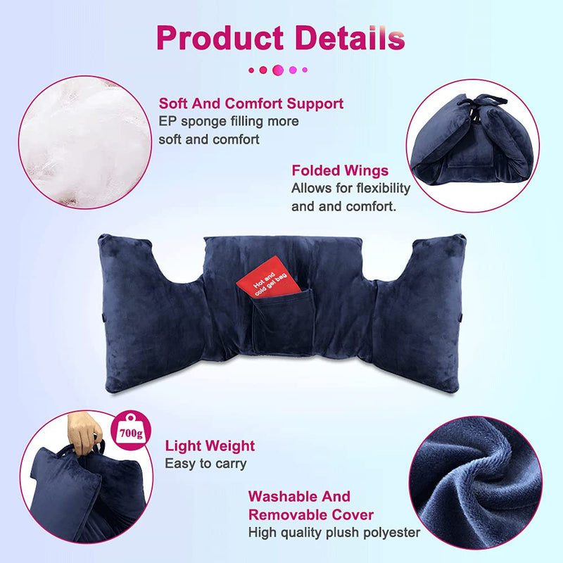 [Australia] - Hysterectomy Pillow Post Surgery Abdominal C Section Hysterectomy Recovery Must Haves Tummy Tuck Mastectomy Seatbelt Pillow Stomach Endometriosis Breast Reduction Augmentation Cancer Gift Purple Omnibearing 
