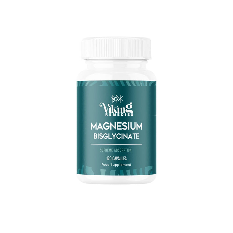 Magnesium Bisglycinate – High Absorption for Sleep, Relaxation & Muscle Recovery – 120 Vegan Capsules – Made in UK